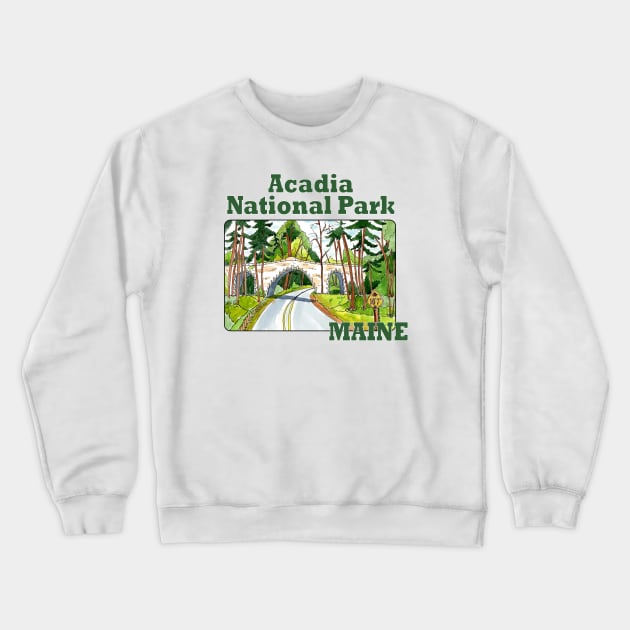 Acadia National Park, Maine Crewneck Sweatshirt by MMcBuck